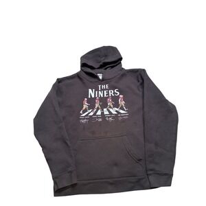 San Francisco 49ers Steve Young Jerry Rice Ronnie Lott Joe Montana hoodie mens L